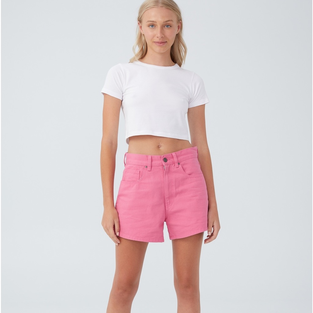 cotton on pink a line shorts